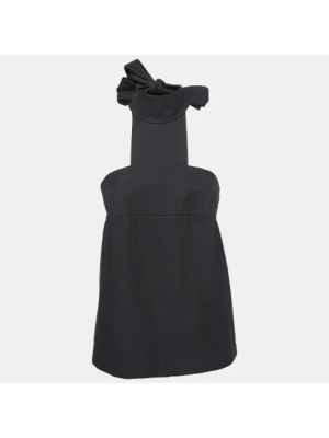 Top bawełniany Yves Saint Laurent Vintage czarny
