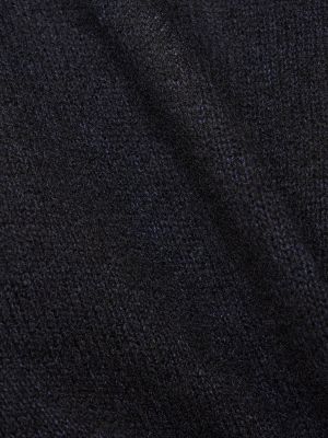 Vlnený sveter Auralee čierna