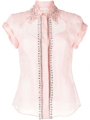 Ленена блуза Zimmermann розово