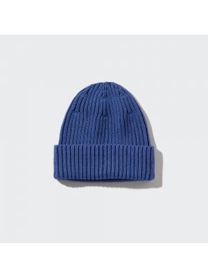 Хлопковая шляпа Uniqlo синяя