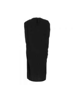 Falda larga de tela jersey drapeado Lanvin negro