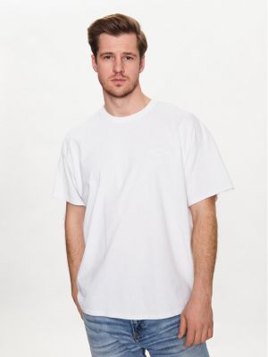 Tricou cu croială lejeră Bdg Urban Outfitters alb