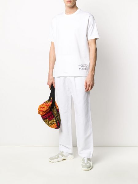 Proste spodnie Junya Watanabe Man białe