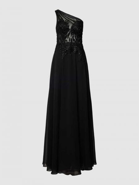 Sukienka na jedno ramię Luxuar czarna