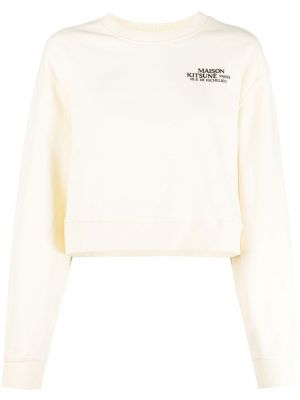 Rund hals trykt sweatshirt Maison Kitsuné