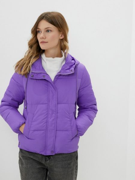 Утепленная демисезонная куртка Fadjo фиолетовая