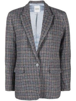 Bomull lang blazer Sandro brun