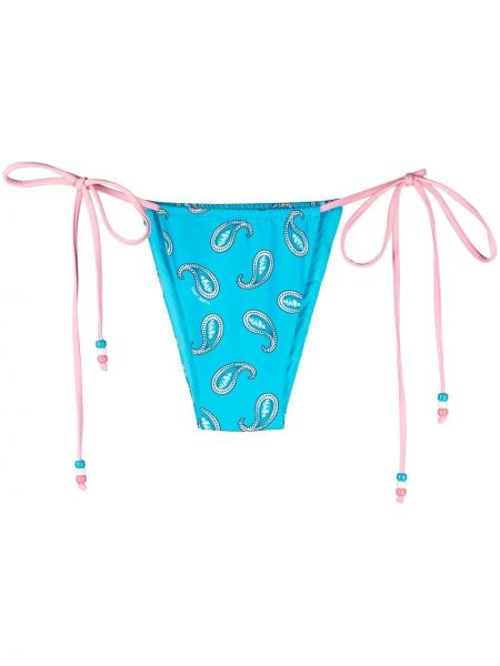 Paisley bikini Mc2 Saint Barth blå