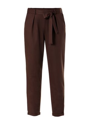 Pantaloni plissettati Tatuum marrone