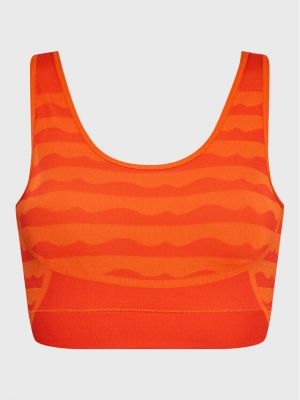 Спортен сутиен Adidas оранжево