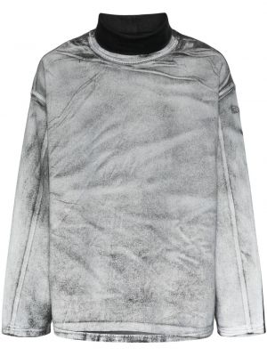 Reflektierender sweatshirt Diesel grau