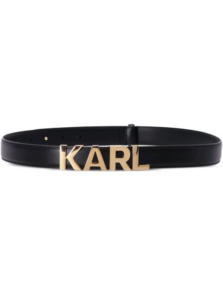 Kožený pásek s přezkou Karl Lagerfeld
