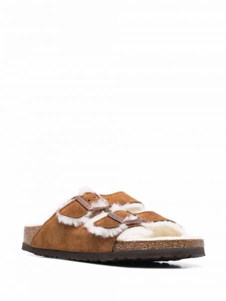 Karusnahast sandaalid Birkenstock pruun