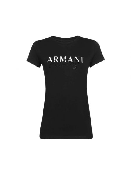 Klassische t-shirt Armani Exchange schwarz