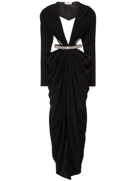 Crepe dress Alexandre Vauthier svart