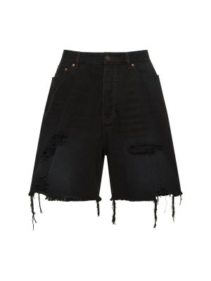 Shorts aus baumwoll aus baumwoll Balenciaga schwarz