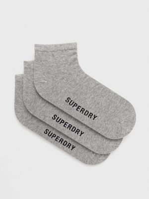 Чорапи Superdry сиво