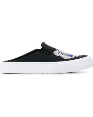 Kenzo baskets à broderies noir