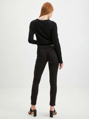 Priliehavé priliehavé skinny fit džínsy Orsay čierna