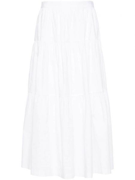 Midi sukně Staud bílé