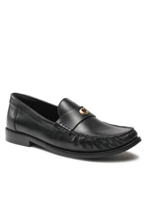 Pantofi loafer Coach negru