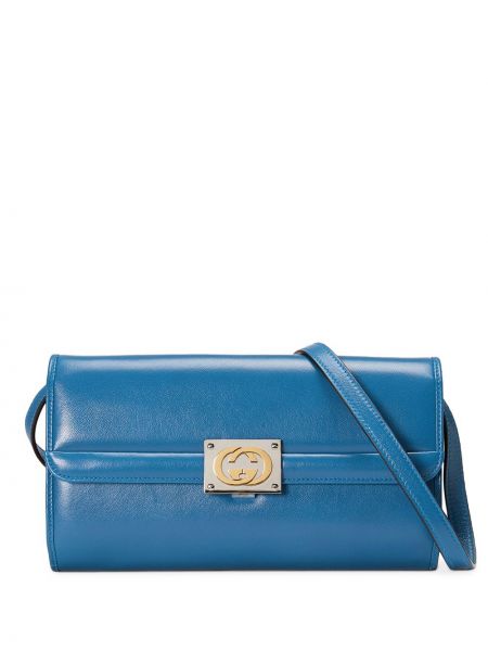 Bolsa de hombro Gucci azul