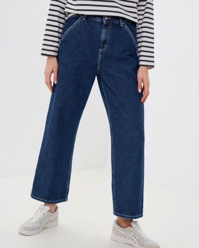 Широкие джинсы Carhartt Wip, синие