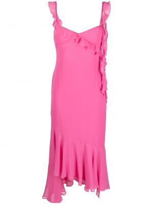 Midi šaty The Andamane růžové
