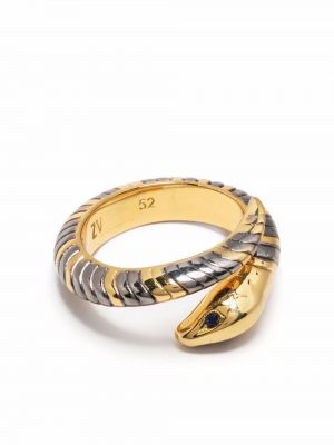 Kígyómintás gyűrű Zadig&voltaire aranyszínű