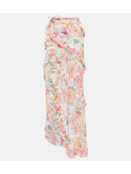 Maksi suknja s cvjetnim printom Bananhot