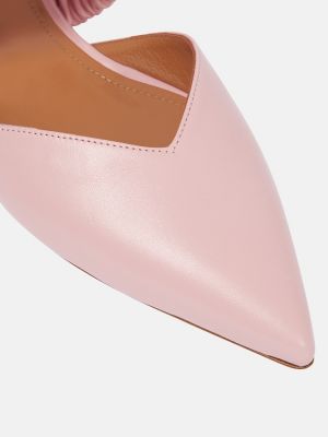 Papuci de casă din piele Malone Souliers roz