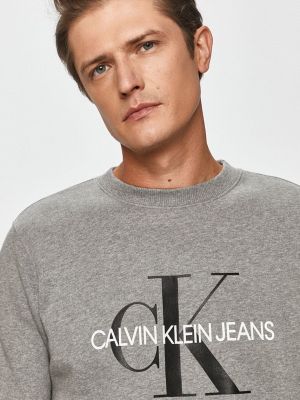 Bluza Calvin Klein Jeans szara