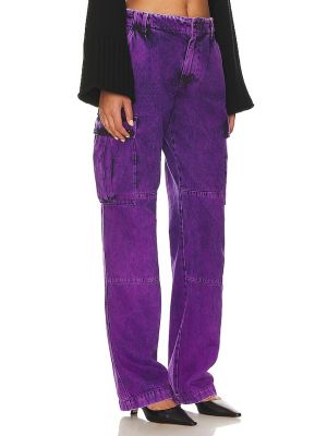 Pantalones cargo Rta violeta