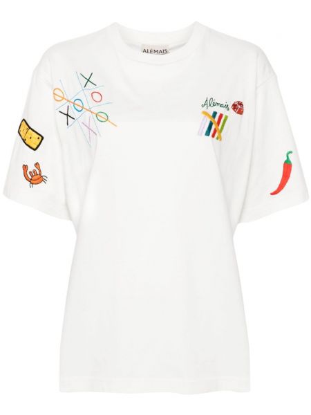 T-shirt en coton Alemais blanc