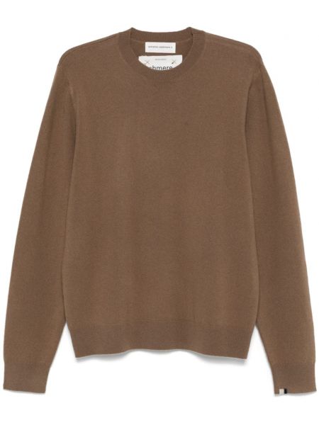 Kashmir striktrøje Extreme Cashmere brun