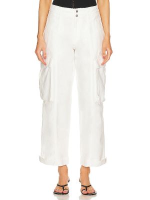 Pantalon cargo large Frame blanc