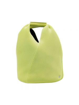 Shopper handtasche mit taschen Mm6 Maison Margiela grün