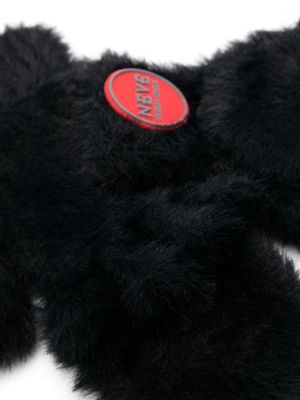 Rukavice s kožíškem Giorgio Armani černé