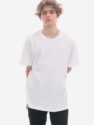 Bavlněné tričko s aplikacemi Ksubi bílé