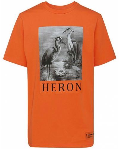 T-shirt Heron Preston, pomarańczowy