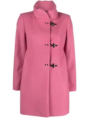 Gyapjú kabát Fay rózsaszín