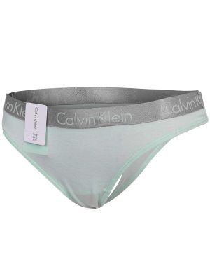 Chiloți tanga Calvin Klein verde
