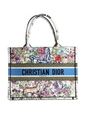 Nakupovalna torba Christian Dior bela