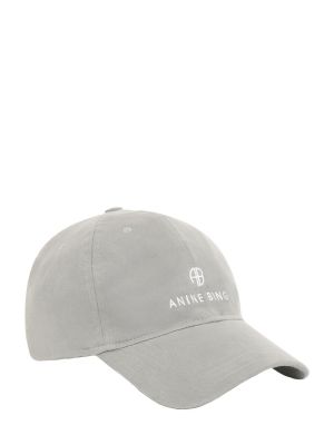 Gorra de algodón Anine Bing gris