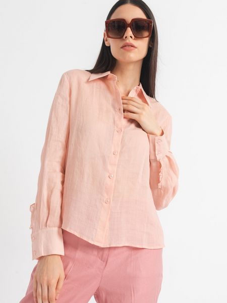 Рубашка Stefanel розовая