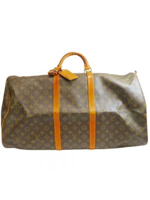 Torba podróżna Louis Vuitton Vintage - Brązowy