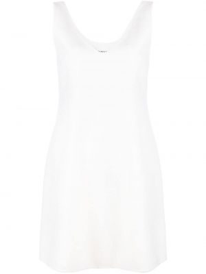 Αμάνικη μάλλινη μini φόρεμα P.a.r.o.s.h. λευκό