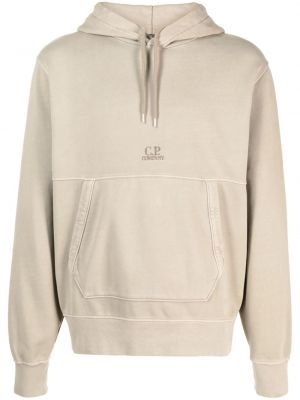 Fleece hoodie mit stickerei C.p. Company