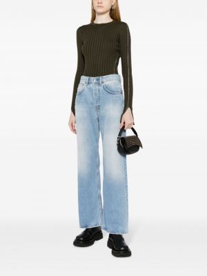 Merinowolle woll pullover mit kristallen Sonia Rykiel