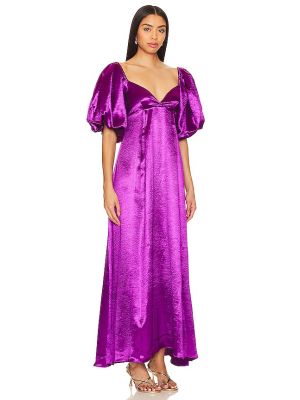 Robe de soirée Caroline Constas violet